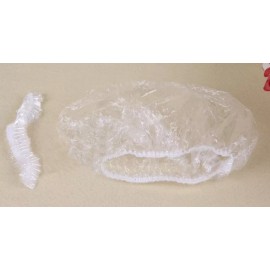 TECHTONGDA Elastic Headgear Disposable Shower Caps for Home Hair Salon 100pcs/set New