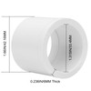 Lswteiz 10Pack 1-1/4"x 1" PVC DWV Reducing Bush Adapter Pipe