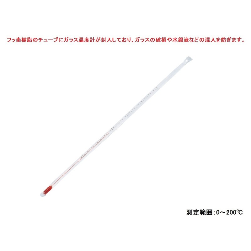 NIPPON SEIKI KOGYO Fluorine Resin Coating Thermometer 0 - 200