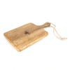Round Wooden Chopping Board with Bee Design, Natural Wood, Decorative