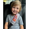 HECKBO 2 x Children's Car Seat Belt Pads, Racing Car