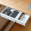 ROCDEER Under Desk Drawer Bamboo, Slide Out Desk Drawer Attachment,