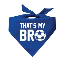That's My Bro Soccer Dog Bandana (royal, OS 533)