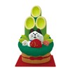 Decoré Corporation ZSG-28685 Concombre Zodiac Ornament, Maneki Neko Kadomatsu Hachiwale,