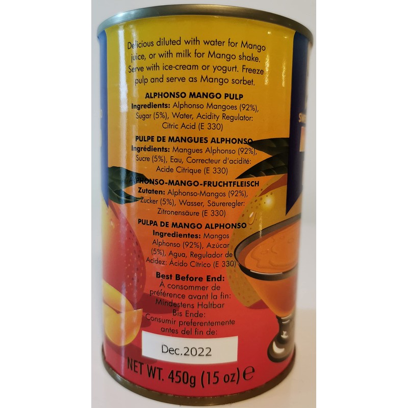 NATCO SWEET ALPHANSO MANGO PULP