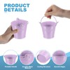 PATIKIL 12 Pcs Small Metal Buckets with Handle 2.7"x2.3" Mini