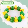 lasuroa 25pcs Tiny Frogs Figurines & 25pcs Mini Resin Ducks,