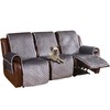 LUFEIJIASHI Non Slip Recliner Couch Covers for 3 Cushion Couch