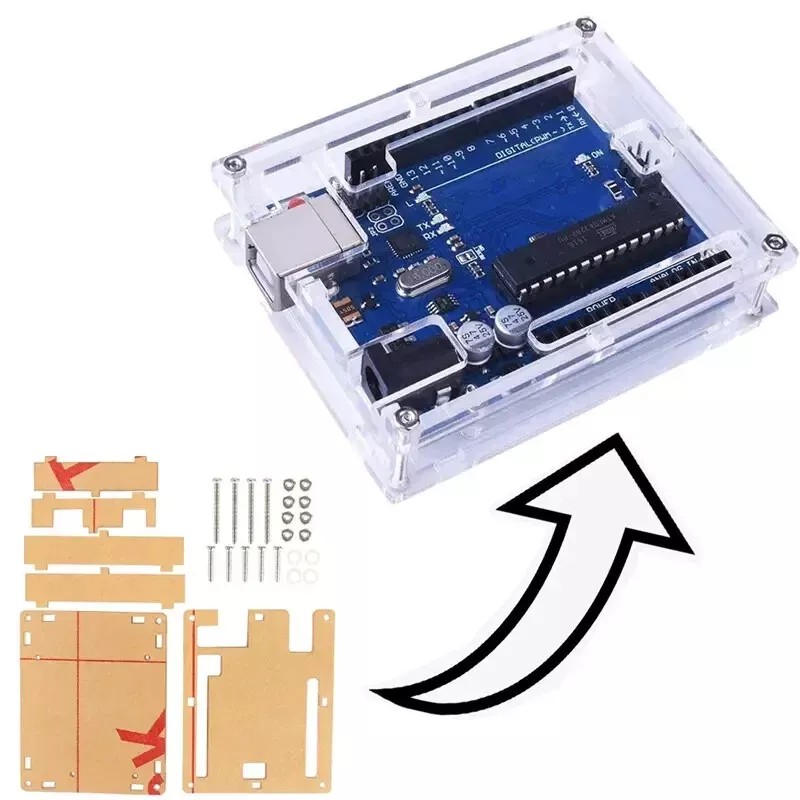 Unbranded uno r3 acrylic case. Delicate Transparent Acrylic Shell Box