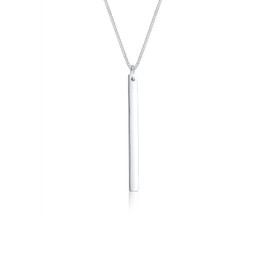 Elli Women's Curb Geo Symbol Bar Layer Cool Necklace in 925 Sterling Silver, Sterling Silver, None