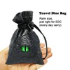 Haxtec Dragon Eye Dice Bag Drawstring Leather DND Dice Bag