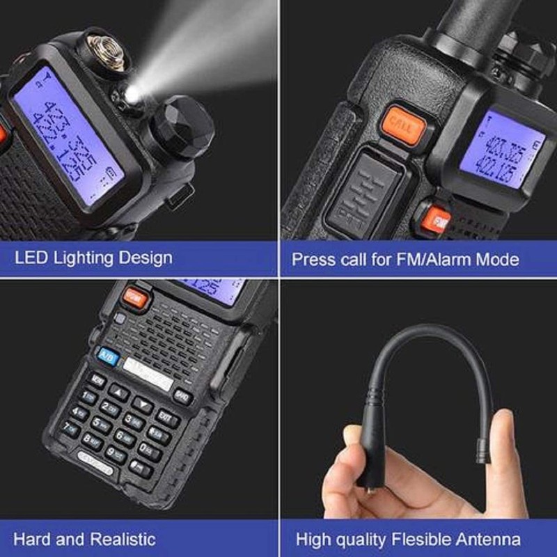 Baofeng UV-5R Two Way Radio Dual Band 144-148/420-450Mhz Walkie Talkie
