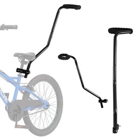 MOLI DEE Children Cycling Bike Safety Trainer Handle Balance Push Bar(Black-b)