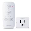 HAPYTHDA Remote Control Outlet Plug, Timer Outlet with Remote, 500ft