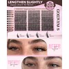 Goddvenus Manga Lash Clusters Kit 300 Pcs Wispy Eyelash Clusters