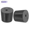 sourcing map Rubber Tapered Plug 24mm to 28mm Solid Test