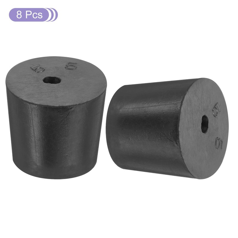 sourcing map Rubber Tapered Plug 24mm to 28mm Solid Test