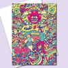 Rave Greeting Card/Birthday Card/Blank Card