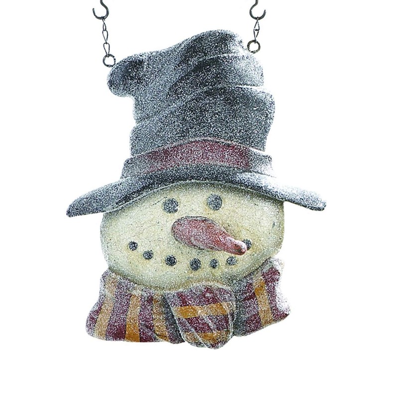 Resin Glitter Snowman in Top Hat Arrow Replacement