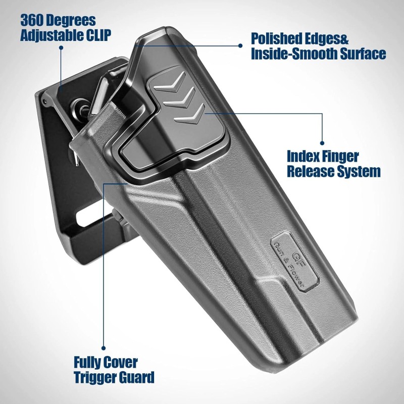 GUN & FLOWER OWB Holster Fits 1911 5'' No Rail
