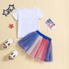 Ayalinggo Toddler 4th of July Outfit Girl Baby Kids Embroidery