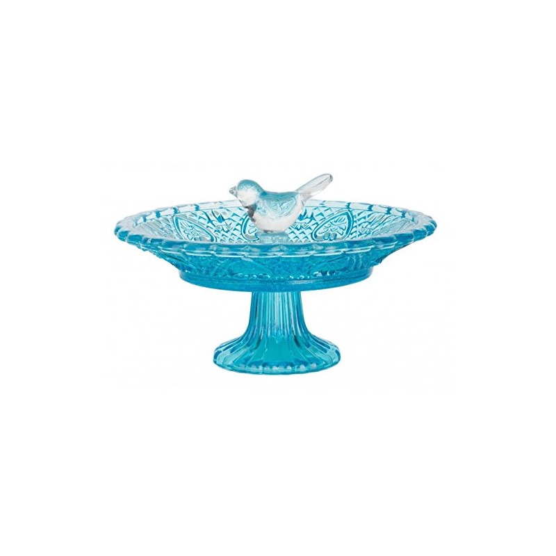 Esschert Bird Bath Hobnail Glass, Assorted