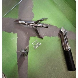 TruGlo - Titanium Mechanical Broadhead - 3 Blade - 100gr - 1.5" cut