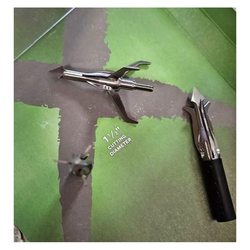 TruGlo - Titanium Mechanical Broadhead - 3 Blade - 100gr