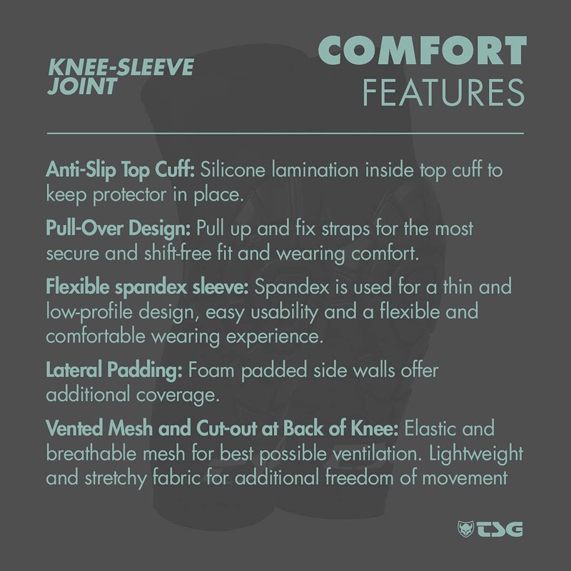 Tsg Knee Sleeve Joint Knee Pads, Unisex, 710059, Black, S/M
