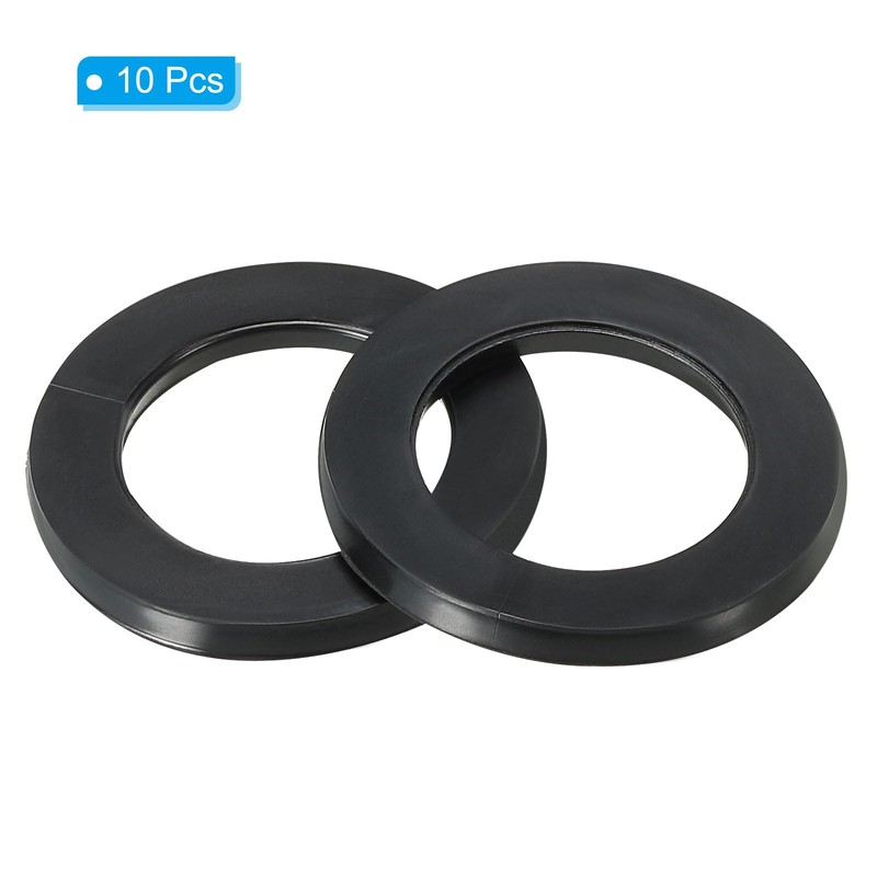 PATIKIL M20 Rubber Flat Washers Pack of 10 20mm ID