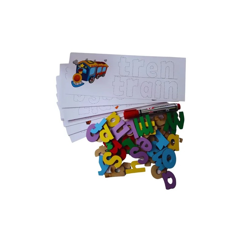 Juego Didacticos De Palabras Montessori Juego De Ortografía