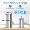 Aqua Crest Gravity Water Filter System, NSF/ANSI 42&372 Certified Black