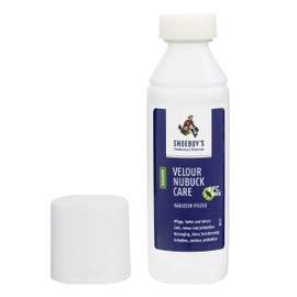 Shoeboy´s Velour Nubuck Care 75 ml zur Pflege, Farbaktivierung und Schutz für Velours-, Nubuk- und Wildleder in der Farbe dunkelbraun
