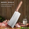 KOFERY Heavy-Duty 7-Inch Meat Cleaver Knife for Bones and Meat