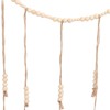 3pcs Hanging Photo Display with Wood Clips Beads DIY 110cm