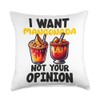 Mangonada Mango Chamoy Mexican Candy Comida Mexicana Mexico Throw Pillow