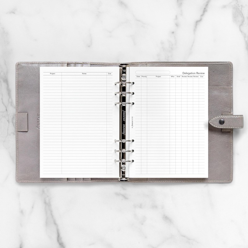 Filofax A5 Business Day Per Page English Appointments Diary -