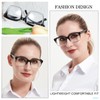 MARE AZZURO Oversized Reading Glasses Women Retro Square Readers 1.0
