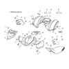 Polaris 0454001-133 White Headlight Cover Phoenix Limited 200 0453766-133
