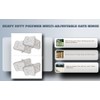 Heavy-Duty Polymer Multi‑Adjustable Self‑Closing Gate Hinge – Fits Vinyl, Metal
