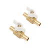 1/2-in Brass Pex Ball Valve, 1/4 Turn Shut Off Valve