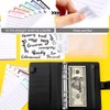 A6 Pattern PU Leather Budget Organiser with Magnetic Buckle Budget