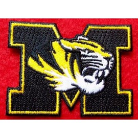 Missouri Iron ON Embroidered Patch College University Embroidery 2.4 X 1.7 INCHES