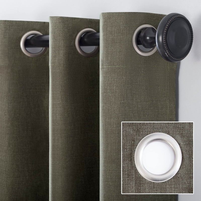 Sun Zero Columbia 2-pack Thermal Energy Saving Total Blackout Grommet
