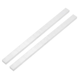 sourcing map Square Aluminum Flat Bar, 2Pcs 3/16" Thickness 3/4" Width 12" Length Square 6063 Aluminum Flat Plate, 5 x 20 x 305mm Solid Mill Stock