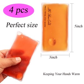 Reusable Snap Heat Pack, Hand Warmers Click, Hand Warmers Boil Click Heat Pocket Hand Warmer, Pouch Gel Hand Warmers for Camping, Outdoor, Hiking