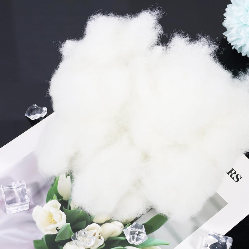 Polyester Fiber Fill, Premium Pillow Stuffing, 2 lb / 906g