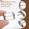 QUARKZMAN Pack of 10 Metal Baseball Cap Buckle, Adjustable Cap