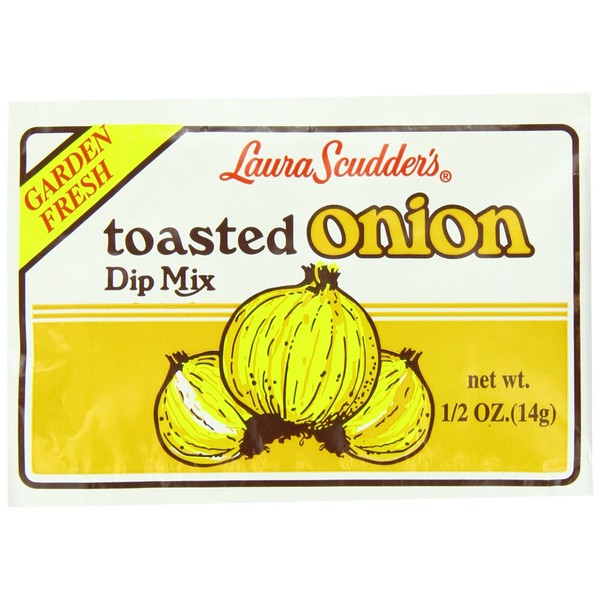 Laura Scudder's Dry Dip Mix, Toasted Onion, 0.5-Ounce (Pack of 24)