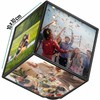 GOODS+GADGETS Rotating Photo Cube for 6 Photos Floating Picture Cube